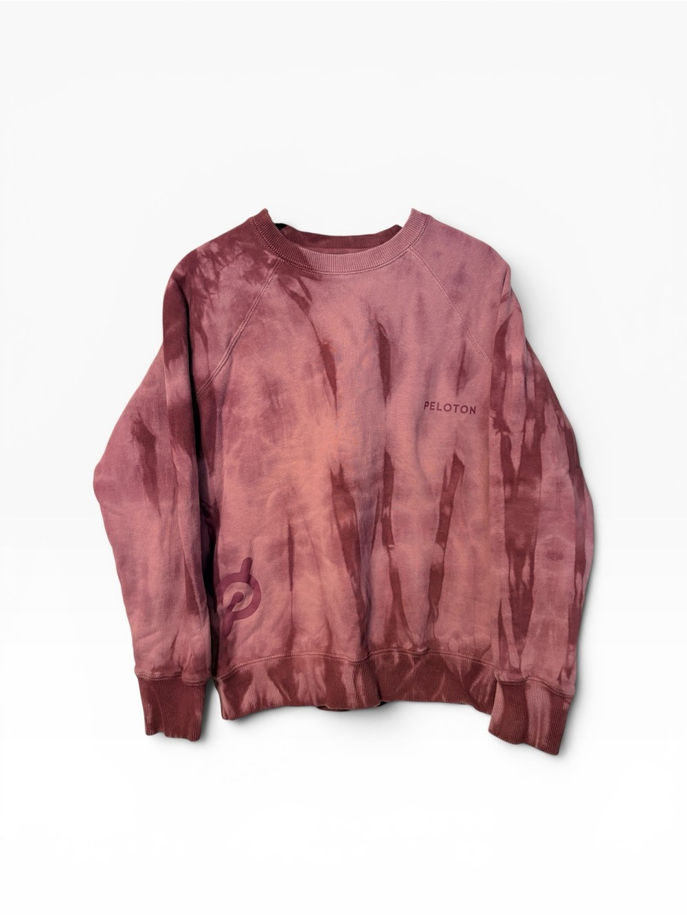 Spiritual Gangster × Peleton Magenta French Terry Long Sleeved Sweatshirt M